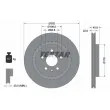 Jeu de 2 disques de frein avant TEXTAR [92168303]