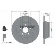 Jeu de 2 disques de frein arrière TEXTAR [92168403]