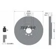 Jeu de 2 disques de frein avant TEXTAR [92170303]