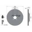 TEXTAR 92177005 - Jeu de 2 disques de frein arrière
