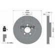 TEXTAR 92178203 - Jeu de 2 disques de frein avant