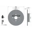 TEXTAR 92179303 - Jeu de 2 disques de frein arrière