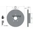 TEXTAR 92180403 - Jeu de 2 disques de frein avant