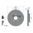 TEXTAR 92184403 - Jeu de 2 disques de frein avant