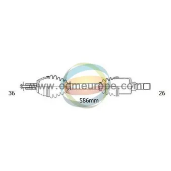 ODM-MULTIPARTS 18-211800 - Arbre de transmission