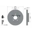 TEXTAR 92197403 - Jeu de 2 disques de frein avant