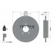 TEXTAR 92197803 - Jeu de 2 disques de frein arrière