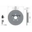 TEXTAR 92224003 - Jeu de 2 disques de frein arrière