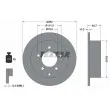 TEXTAR 92226003 - Jeu de 2 disques de frein arrière