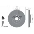 TEXTAR 92229805 - Jeu de 2 disques de frein avant