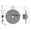 TEXTAR 92231700 - Jeu de 2 disques de frein arrière