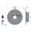 TEXTAR 92237103 - Jeu de 2 disques de frein arrière