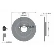 TEXTAR 92239103 - Jeu de 2 disques de frein arrière