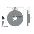 TEXTAR 92241603 - Jeu de 2 disques de frein avant