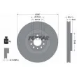 TEXTAR 92242403 - Jeu de 2 disques de frein avant
