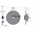 TEXTAR 92254103 - Jeu de 2 disques de frein arrière