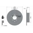 Jeu de 2 disques de frein avant TEXTAR [92255103]