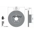 TEXTAR 92256303 - Jeu de 2 disques de frein arrière