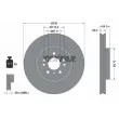 TEXTAR 92260405 - Jeu de 2 disques de frein avant