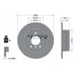 TEXTAR 92261003 - Jeu de 2 disques de frein arrière