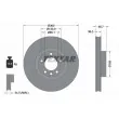 Disque de frein avant droit TEXTAR [92262705]