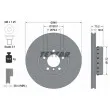 TEXTAR 92264925 - Jeu de 2 disques de frein avant