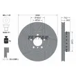 TEXTAR 92265025 - Jeu de 2 disques de frein avant