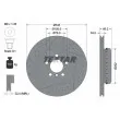 Jeu de 2 disques de frein arrière TEXTAR [92265525]