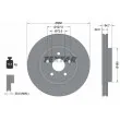 TEXTAR 92272205 - Jeu de 2 disques de frein avant