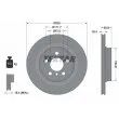 TEXTAR 92274503 - Jeu de 2 disques de frein arrière