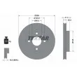 TEXTAR 92278703 - Jeu de 2 disques de frein avant