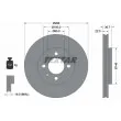TEXTAR 92287003 - Jeu de 2 disques de frein avant