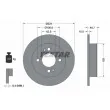 TEXTAR 92291603 - Jeu de 2 disques de frein arrière