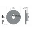 TEXTAR 92295003 - Jeu de 2 disques de frein avant