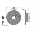 TEXTAR 92295505 - Jeu de 2 disques de frein arrière
