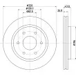 Jeu de 2 disques de frein avant TEXTAR [92298603]