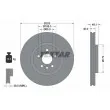 TEXTAR 92300505 - Jeu de 2 disques de frein avant