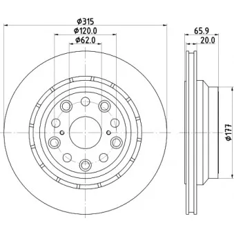 TEXTAR 92302703 - Jeu de 2 disques de frein arrière