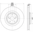 Disque de frein avant gauche TEXTAR [92302803]