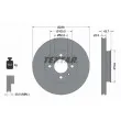 TEXTAR 92304603 - Jeu de 2 disques de frein avant