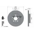 TEXTAR 92305303 - Jeu de 2 disques de frein avant
