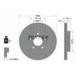 TEXTAR 92314703 - Jeu de 2 disques de frein avant