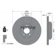 TEXTAR 92314905 - Jeu de 2 disques de frein arrière