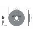 Jeu de 2 disques de frein avant TEXTAR [92324803]