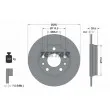 TEXTAR 92327203 - Jeu de 2 disques de frein avant