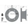 TEXTAR 93084800 - Jeu de 2 disques de frein avant