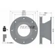 TEXTAR 93086500 - Jeu de 2 disques de frein arrière