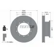 TEXTAR 93086800 - Jeu de 2 disques de frein avant