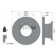 TEXTAR 93087700 - Jeu de 2 disques de frein arrière