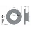 TEXTAR 93087900 - Jeu de 2 disques de frein avant